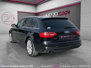 Audi a4 avant 2.0 tdi 177 s line multitronic a - interieur cuir - sieges et coffre electriques occasion simplicicar lagny ...