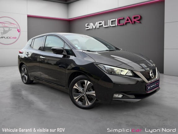 Nissan leaf 2021 electrique 62kwh tekna  caméra de recule, volant chauffant, siège chauffant occasion simplicicar lyon nord...