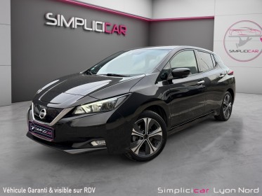 Nissan leaf 2021 electrique 62kwh tekna  caméra de recule, volant chauffant, siège chauffant occasion simplicicar lyon nord...