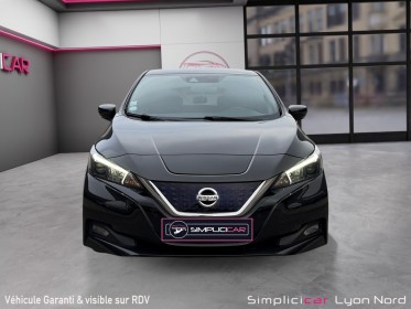 Nissan leaf 2021 electrique 62kwh tekna  caméra de recule, volant chauffant, siège chauffant occasion simplicicar lyon nord...