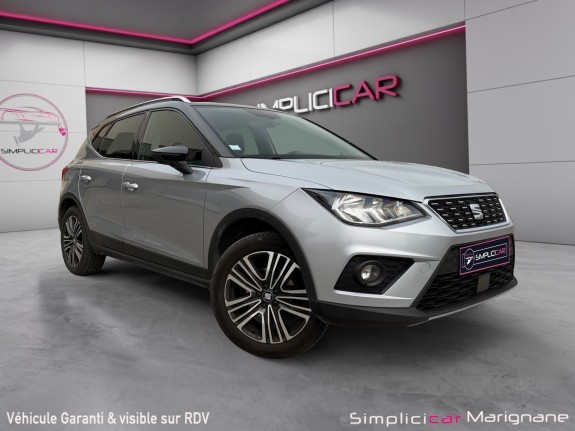Seat arona 1.0 ecotsi 115 ch start/stop bvm6 xcellence 1ère main radar de recul carplay barre de toit suivi limpide...