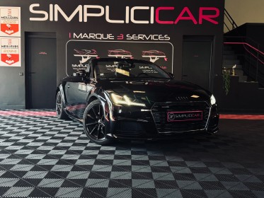 Audi tt roadster 2.0 tfsi 230 quattro s tronic 6 s line extérieur - entretien full audi - garantie 12 mois occasion ...