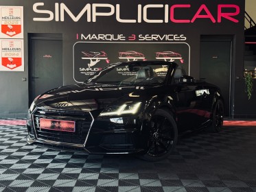 Audi tt roadster 2.0 tfsi 230 quattro s tronic 6 s line extérieur - entretien full audi - garantie 12 mois occasion ...