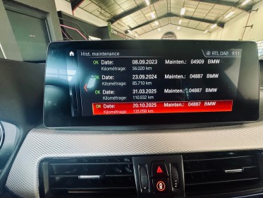 Bmw x1 f48 lci xdrive 20d 190 ch bva8 m sport - entretiens 100% bmw - hud - hayon electrique - tva recuperable - garantie...