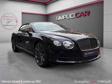 Bentley continental gtc 6.0 w12 – 635 ch speed, caméra ar/360, radar av/ar, siège chauffant/ventilé/massant, garantie...