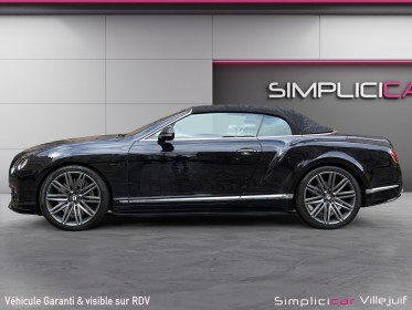 Bentley continental gtc 6.0 w12 – 635 ch speed, caméra ar/360, radar av/ar, siège chauffant/ventilé/massant, garantie...