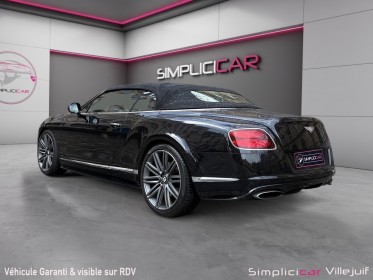 Bentley continental gtc 6.0 w12 – 635 ch speed, caméra ar/360, radar av/ar, siège chauffant/ventilé/massant, garantie...