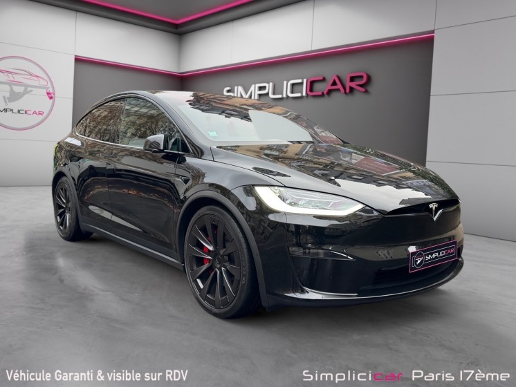 Tesla model x 100 kwh tri-motor plaid / autopilot/ garantie 12 mois occasion paris 17ème (75)(porte maillot) simplicicar...