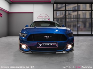 Ford mustang fastback v8 5.0 421 gt a bleu électrique carplay carnet d'entretien ford garantie 12 mois occasion simplicicar...