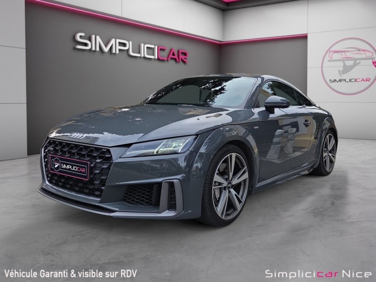 Audi tt coupe 45 tfsi 245 s tronic quattro s line / suivi audi occasion  simplicicar nice - pfvauto simplicicar simplicibike...