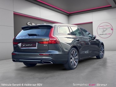 Volvo v60 b3 2.0 163ch geartronic 8 inscription luxe - garantie 12 mois - entretien volvo occasion simplicicar brest...