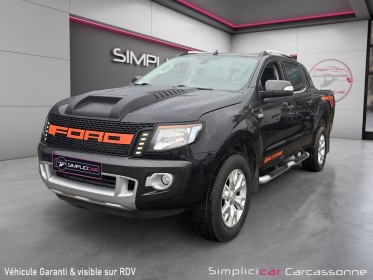 Ford ranger double cabine 3.2 tdci 200 4x4 wildtrak occasion simplicicar carcassonne simplicicar simplicibike france
