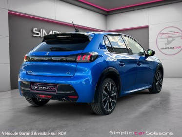 Peugeot 208 100ch gt - toit/carplay/caméra/led intérieur - extension de garantie 2028 occasion simplicicar soissons...