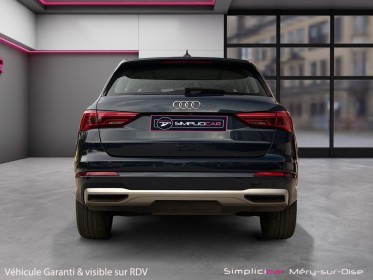 Audi q3 35 tfsi 150 ch s tronic 7 design luxe bleu cosmos caméra de recul toit ouvrant garantie 12 mois occasion simplicicar...