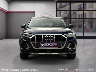 Audi q3 35 tfsi 150 ch s tronic 7 design luxe bleu cosmos caméra de recul toit ouvrant garantie 12 mois occasion simplicicar...