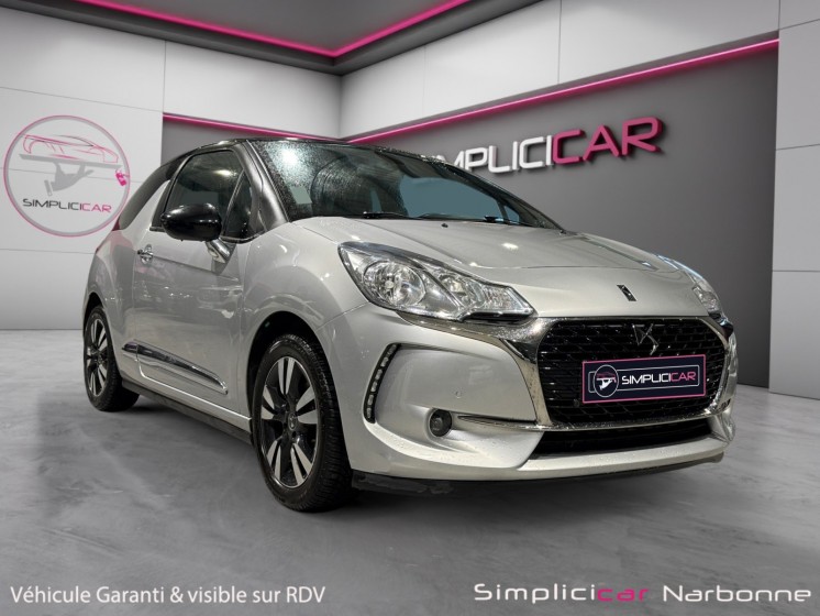 Ds ds 3 bluehdi 100 ss bvm5 so chic occasion simplicicar narbonne simplicicar simplicibike france
