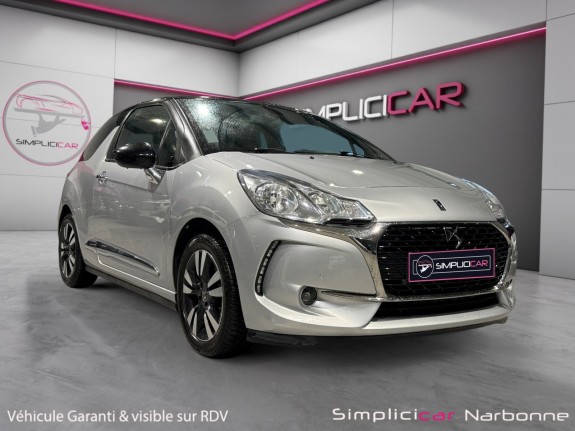 Ds ds 3 bluehdi 100 ss bvm5 so chic occasion simplicicar narbonne simplicicar simplicibike france