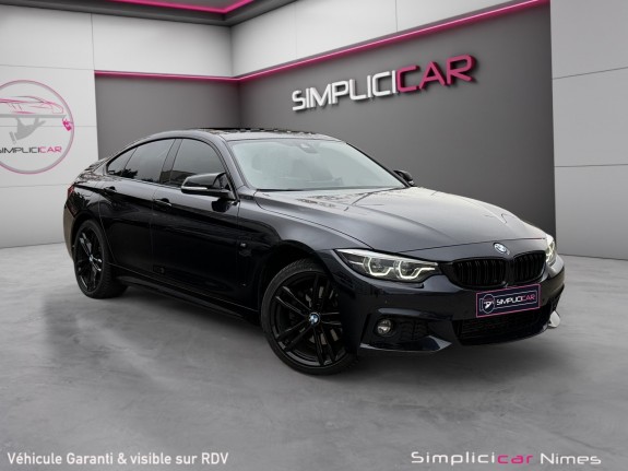 Bmw serie 4 gran coupe f36 lci 430d xdrive 258 ch bva8 m sport - couleur carbonschwarz - garantie 12 mois occasion...