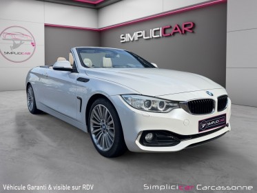 Bmw serie 4 cabriolet f33 420i 184 ch luxury a occasion simplicicar carcassonne simplicicar simplicibike france