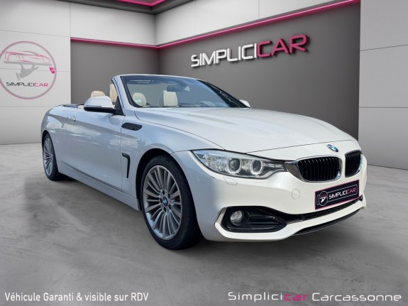 Bmw serie 4 cabriolet f33 420i 184 ch luxury a occasion simplicicar carcassonne simplicicar simplicibike france