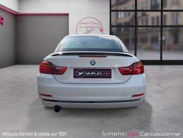 Bmw serie 4 cabriolet f33 420i 184 ch luxury a occasion simplicicar carcassonne simplicicar simplicibike france