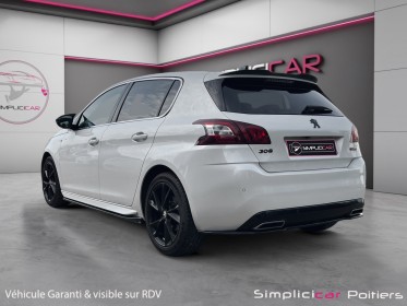 Peugeot 308 gt line 130ch eat6 camera de recule palettes au volant carplay garantie 12 mois occasion simplicicar poitiers...