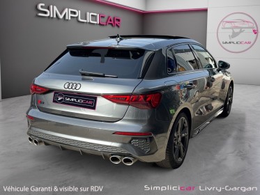 Audi s3 sportback tfsi 310 s tronic 7 quattro occasion simplicicar livry gargan simplicicar simplicibike france