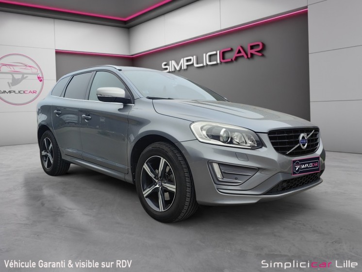 Volvo xc60 d4 awd 190 ch r-design geartronic a to pano full cuir pneus neufs occasion simplicicar lille  simplicicar...