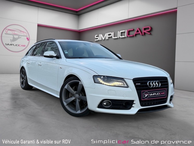 Audi a4 avant n1 2.0 tfsi 211 s line/radars ar/siÈges chauffants avar/clim/hayon mains libres/attelage occasion simplicicar...