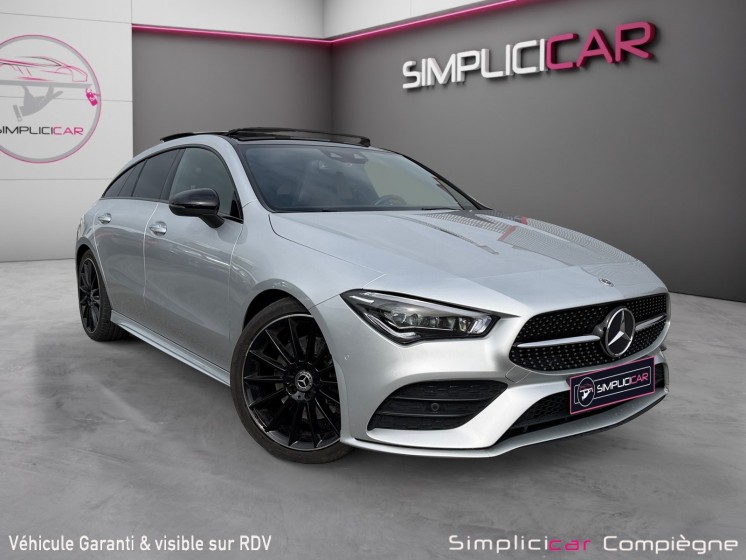 Mercedes cla shooting brake 200 d 8g-dct amg line - suivi à jour - toit ouvrant - caméra 360 - carplay - sièges...