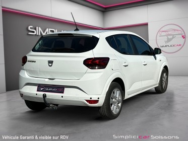 Dacia sandero 1.0 tce 90 confort - 1°main/suivi/carplay/attelage/caméra/radar av ar - garantie 12 mois occasion simplicicar...