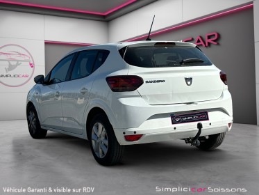 Dacia sandero 1.0 tce 90 confort - 1°main/suivi/carplay/attelage/caméra/radar av ar - garantie 12 mois occasion simplicicar...