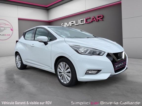 Nissan micra 2017 ig-t 90 acenta clim carplay garantie 12 mois occasion simplicicar brive la gaillarde  simplicicar...