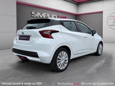 Nissan micra 2017 ig-t 90 acenta clim carplay garantie 12 mois occasion simplicicar brive la gaillarde  simplicicar...