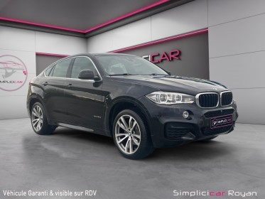 Bmw x6 f16 3.0d 258 ch xdrive m sport bva 8 rapports / entretien complet à jour / garantie 12 mois occasion simplicicar...