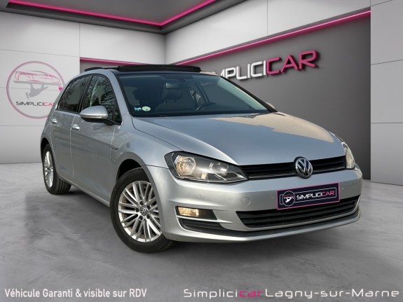 Volkswagen golf 1.6 tdi 105 bluemotion technology fap cup - toit ouvrant  - kit distribution effectué occasion simplicicar...