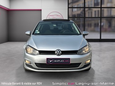 Volkswagen golf 1.6 tdi 105 bluemotion technology fap cup - toit ouvrant  - kit distribution effectué occasion simplicicar...