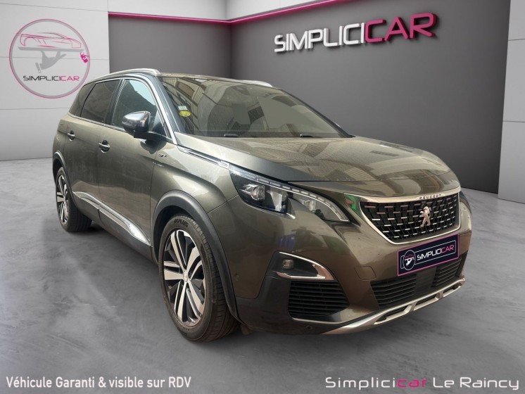 Peugeot 5008 2.0 bluehdi 180ch ss eat6 gt toit ouvrant carplay full entretiens garantie 12 mois occasion simplicicar le...