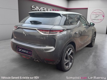 Ds ds3 crossback puretech 130 eat8 grand chic caméra de recul sièges chauffants garantie 12 mois occasion simplicicar le...
