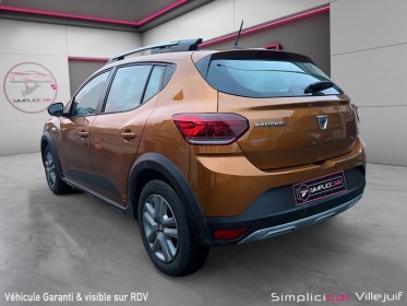 Dacia sandero tce 90 stepway confort, caméra de recul, radar ar, carplay, garantie 12 mois occasion simplicicar villejuif ...