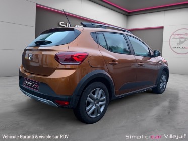Dacia sandero tce 90 stepway confort, caméra de recul, radar ar, carplay, garantie 12 mois occasion simplicicar villejuif ...