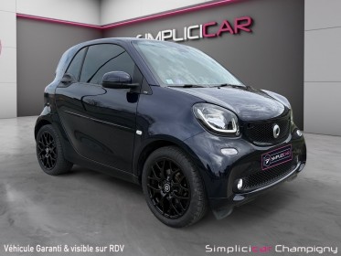 Smart fortwo coupe 0.9 90 ch ba6 prime - midnight blue - faible kilometrage - garantie 12 mois - occasion champigny-sur-marne...