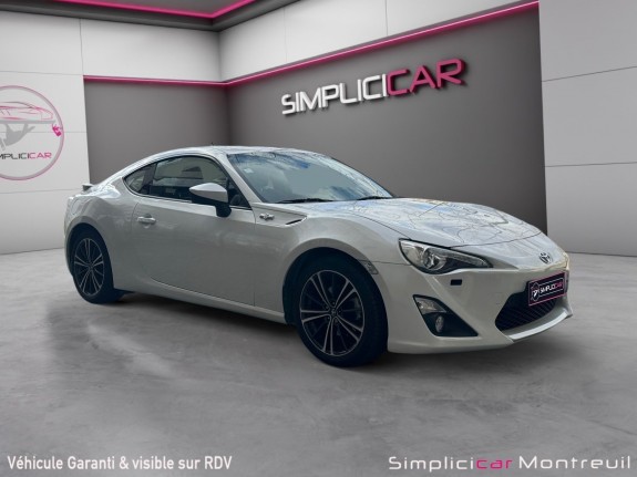 Toyota gt86 2.0 litres fa20 200 ch française suivi complet blanc nacré garantie 12 mois occasion montreuil (porte de...