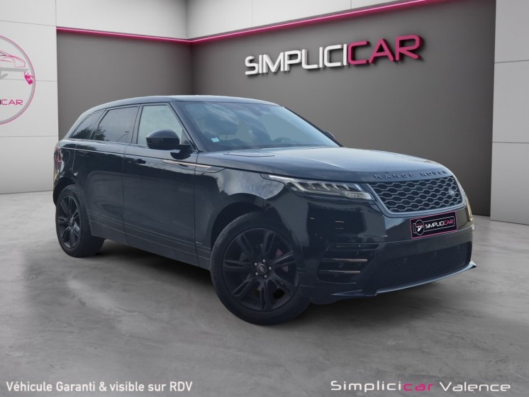 Land rover range rover velar velar d180 rdynamic bva camera acc sieges elec garantie 12 mois occasion simplicicar valence -...