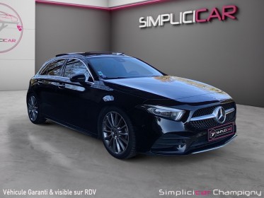 Mercedes classe a 180 7g-dct amg line full options -toit ouvrant -intérieur cuir - sièges chauffants électriques occasion...