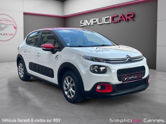 Citroen c3 c3 puretech 82 shine occasion cannes (06) simplicicar simplicibike france