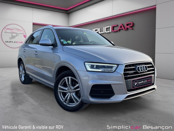Audi q3 q3 2.0 tdi 184 ch s tronic 7 quattro s line attelage garantie 12 mois occasion simplicicar besanÇon simplicicar...