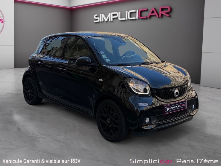 Smart forfour 1.0 71 ch ss prime/ camera de recul / toit panoramique / suivi complet occasion paris 17ème (75)(porte...