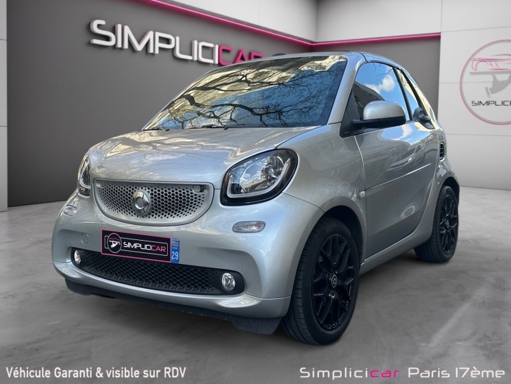Smart fortwo coupe 0.9 90 ch ss ba6 prime pack sport   cabriolet twinamic / garantie 12 mois occasion paris 17ème (75)(porte...