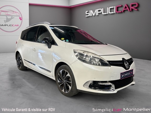 Renault grand scenic 1.5dci 110 ch bose edition camera de recul toit ouvrant occasion montpellier (34) simplicicar...